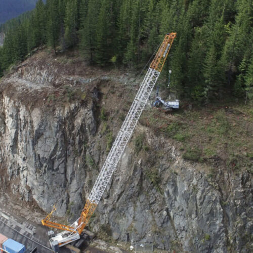 McCallum Rock Team Working on U.S. Highway 26, Mount Hood, OR
