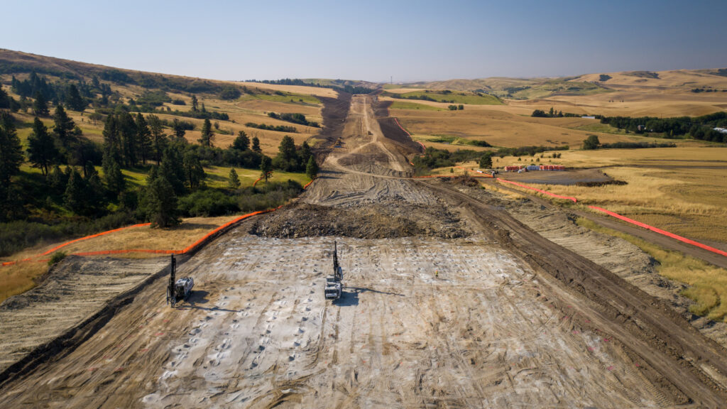U.S. Highway 95 Moscow, Idaho - McCallum Rock Drilling