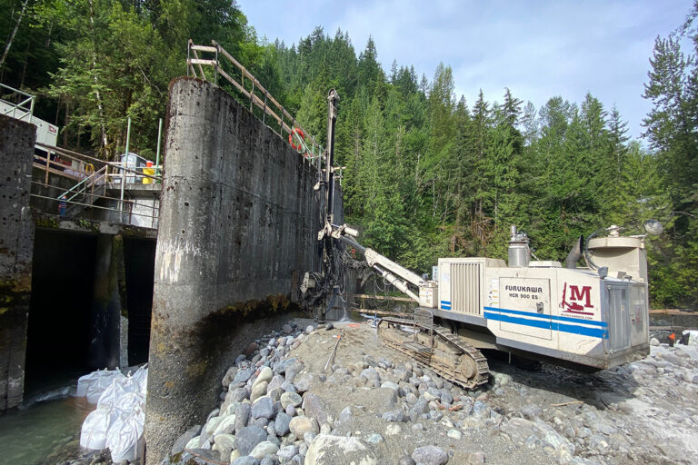 rock blasting dam removal furukawa