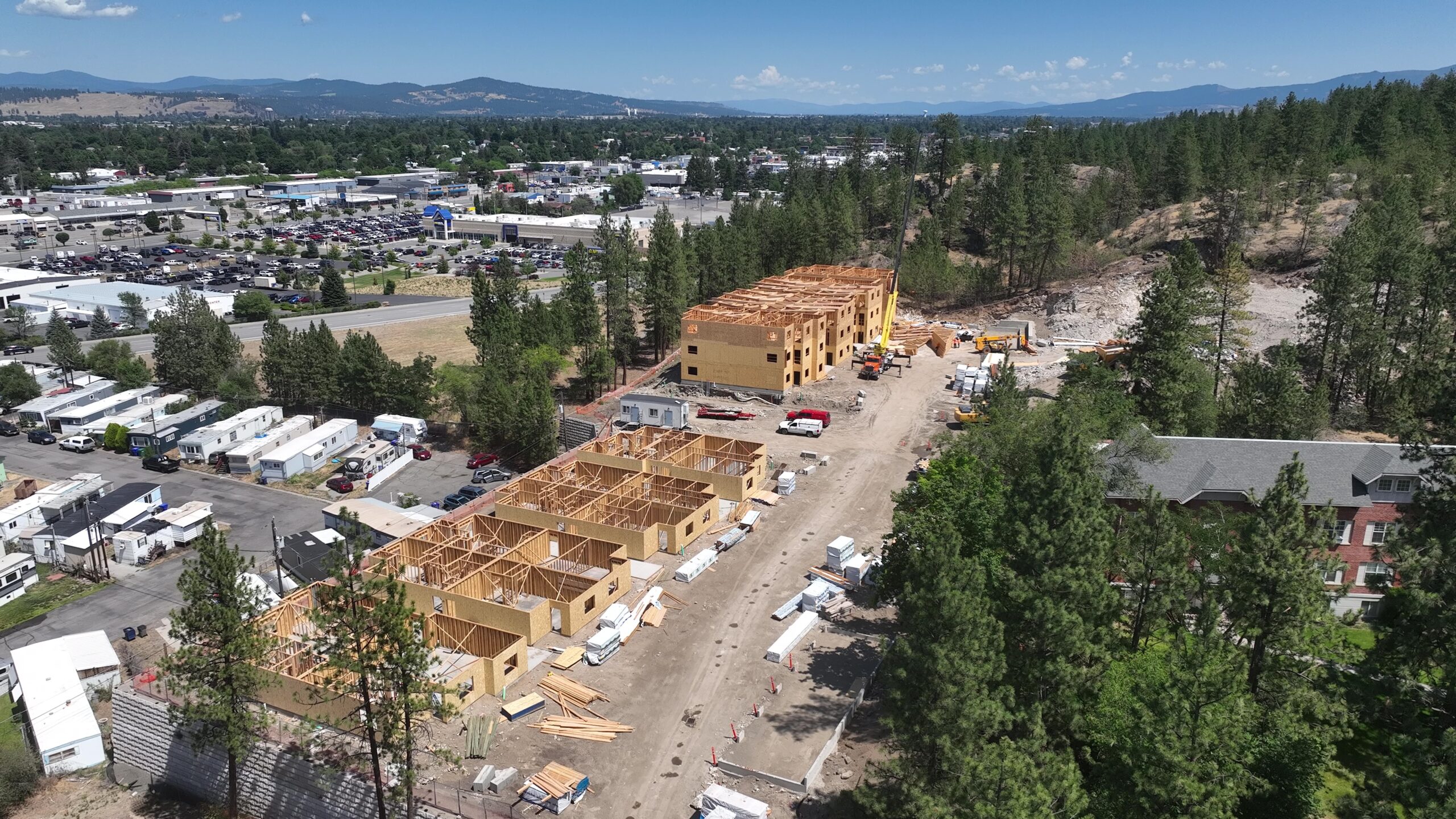 Housing Development Rock Blasting