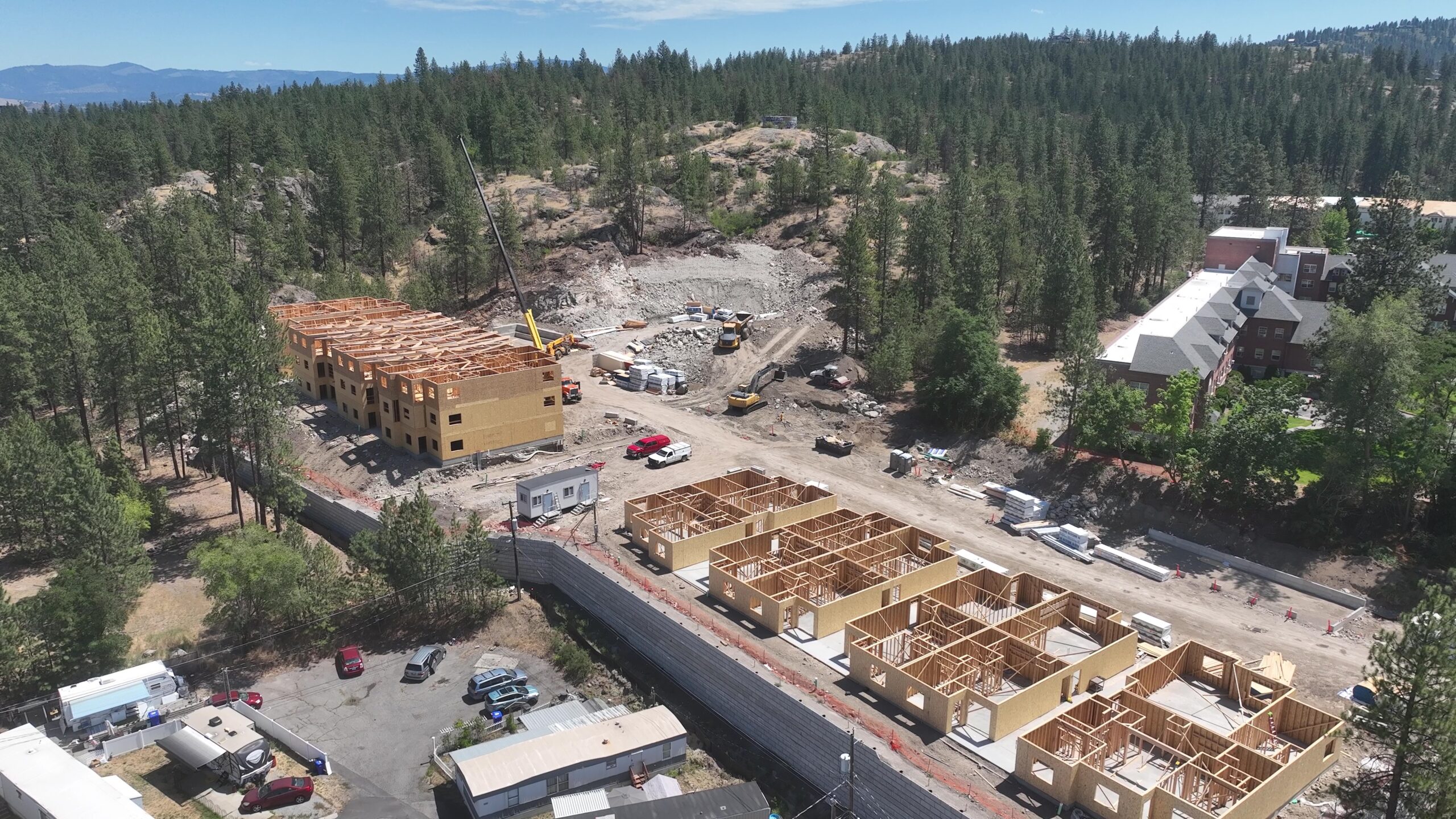 Housing Development Rock Blasting