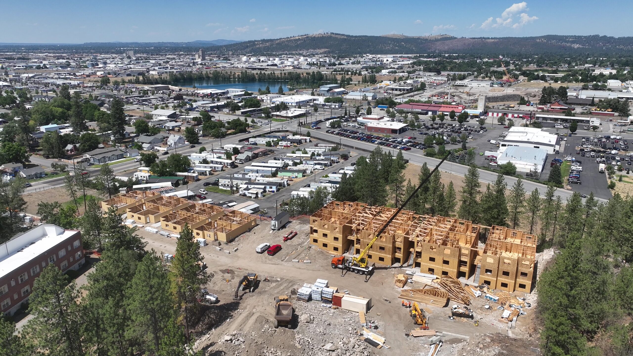 Housing Development Rock Blasting