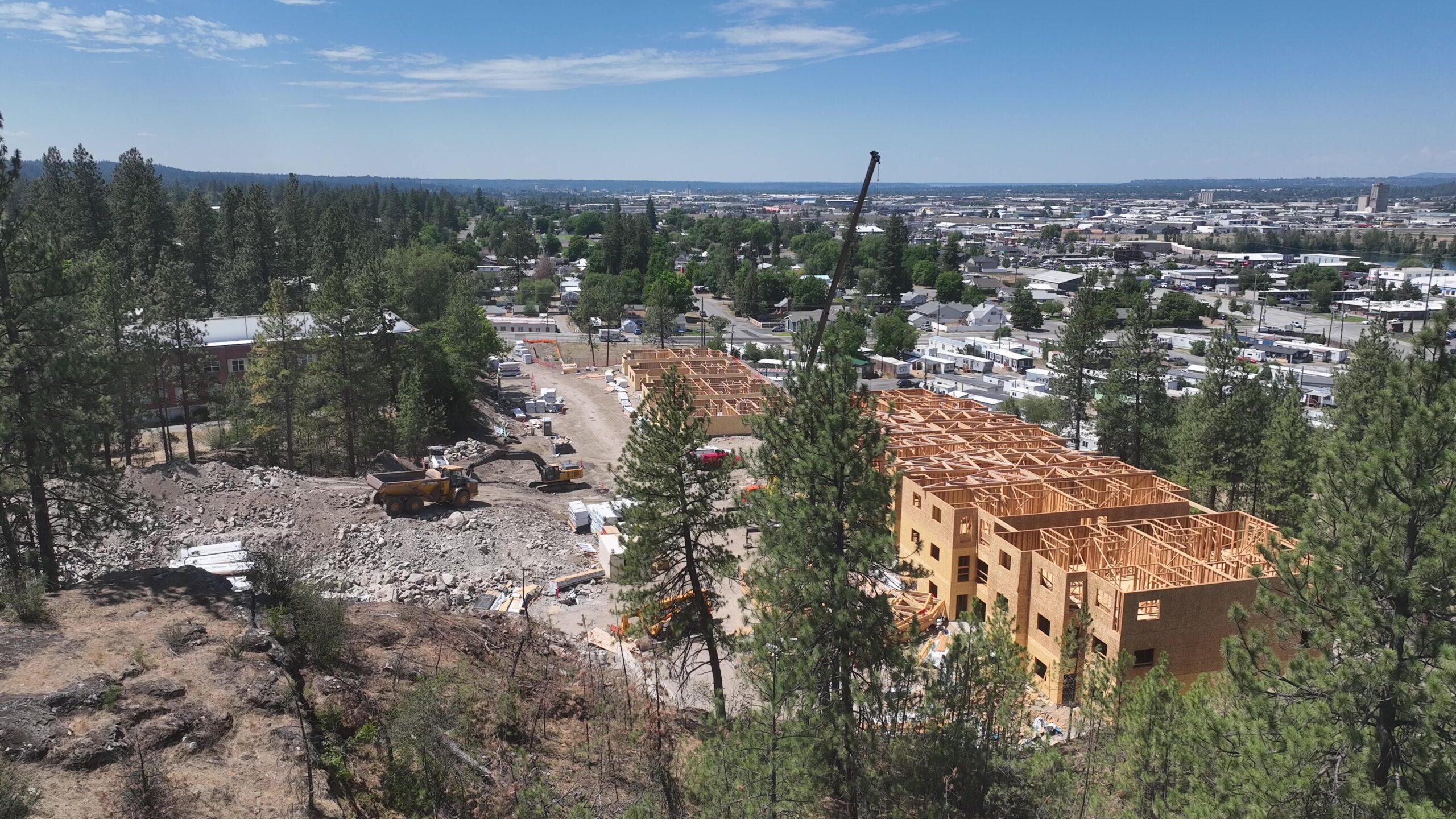 Housing Development Rock Blasting