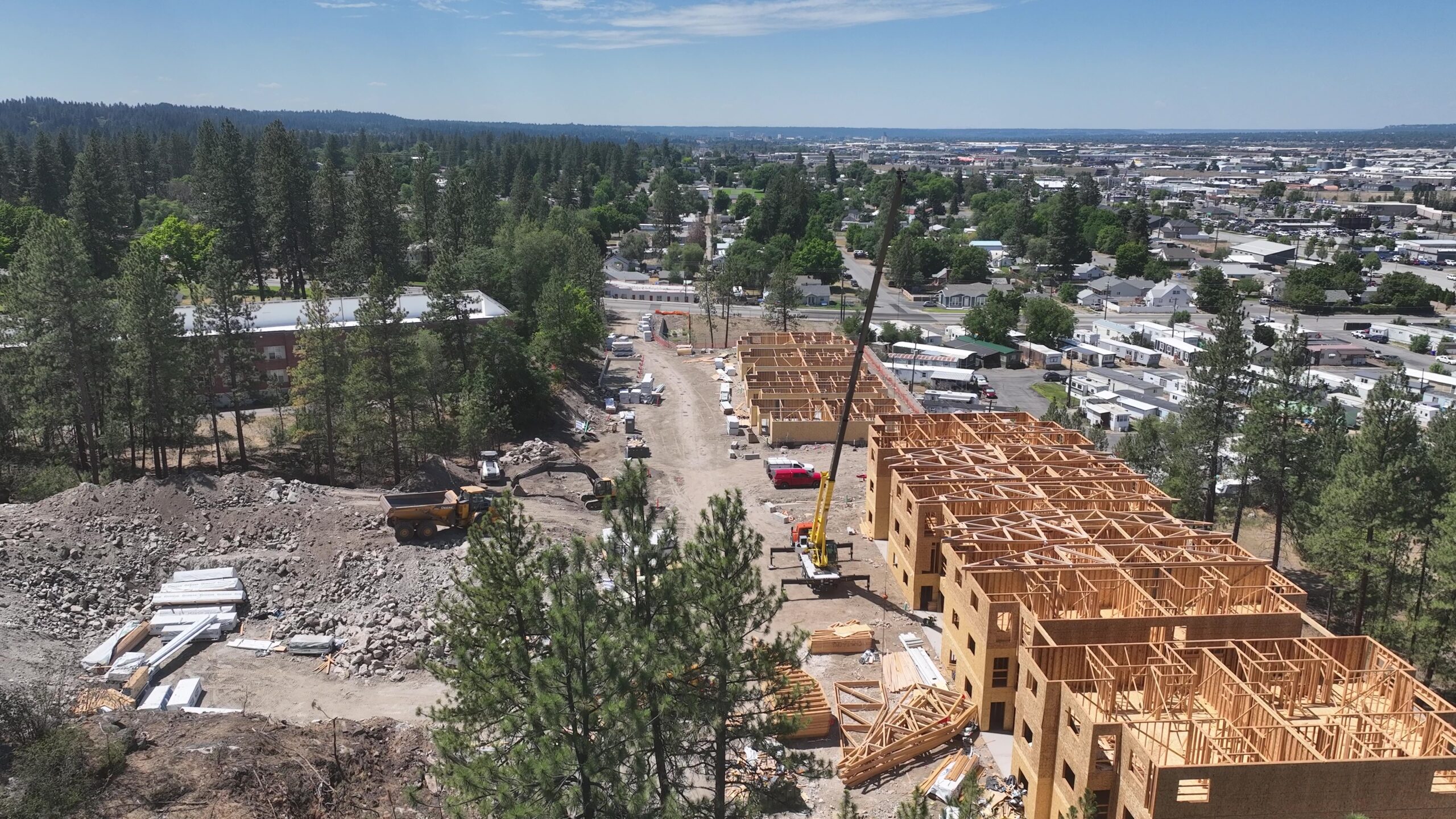 Housing Development Rock Blasting