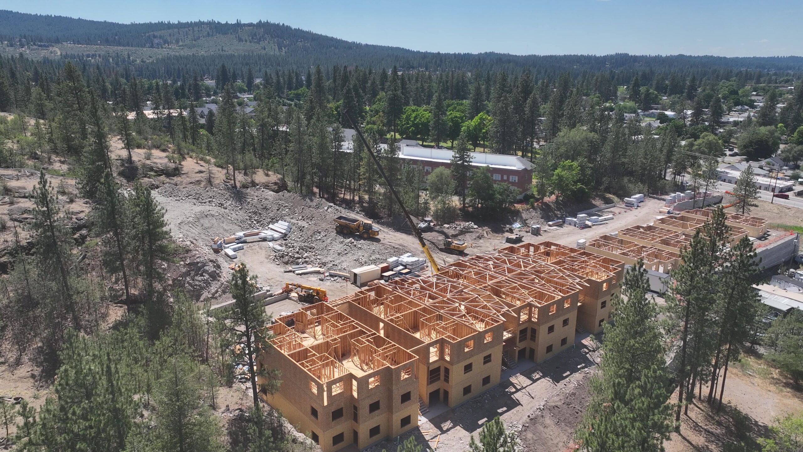 Housing Development Rock Blasting